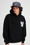 Unisex Solitude Sweatshirt Hoodie Black - 4