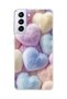 Samsung Galaxy S21+ Compatible Transparent Case with Plush Design