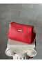 Genuine Leather Women's Crossbody Bag Amara Model Red Color - 6