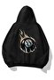 Unisex 8ball Fire Sweatshirt Hoodie Black