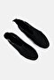 Women Alpargata Combat Slip On Ankle Boots, Black - 4