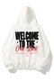 Unisex Cruel World Sweatshirt Hoodie White