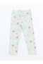 Lcw Kids Green Shirt Collar Girls Pajamas Set - 5