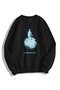 Unisex Feeling Blue Crew Neck Sweatshirt Hoodie