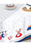 Asonne Polycotton Tablecloth - White/Navy Blue - 150X250 cm - 3