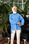 HENZA Pearl Brode Eyelet Embroidery Shirt Tunic - 7