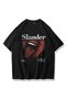 Unisex Slander Tshirt Black