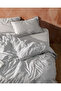 Sona single tasseled duvet cover set - grey - 2