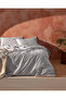 Sona single tasseled duvet cover set - grey
