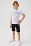 طقم برمودا أولاد باللون الأزرق من U.S. Polo Assn