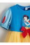 Lcw Kids Snow White Printed Girls Combed Cotton Dress - 3