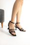 Clau Black Women's Heeled Shoes Engagement Promise Wedding Shoes Graduation Wedding Dress Evening Dress Shoes (7cm) - 3