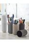 2Pcs Multipurpose Travel Size Toothbrush, Makeup Brush, Glasses, Shaver Carrying Box, Black - 3