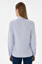 Women's Light Blue Long Sleeve Basic Shirt 50298103 -Vr003 - 5