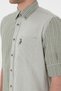 Men's Dark Khaki Long Sleeve Shirt 50299594 -Vr111 - 7
