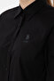 Women's Black Long Sleeve Basic Shirt 50298091 -Vr046 - 7