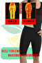 Sauna Thermal Shorts - Sports and Exercise, Sweat Enhancing, Leg Slimming, Black - Unisex (Dipsi) - 3