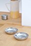 Steel 11.5 cm Snack Sauce Bowl 2 Mini Plates - 6