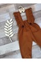 Handmade Tile Color Girl's Culottes Salopet - 6