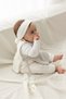 Colors of Joy Set of 2 Organic Cotton Muslin Baby Bibs Gray - 3