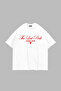 The Last Peak Printed White Oversize Unisex Tshirt