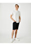Basic T-Shirt Textured Crew Neck Short Sleeve Slim Fit - 2