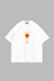 Aperol Sptritz Printed White Oversize Unisex Tshirt