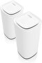 نظام Velop Pro WiFi 6E Mesh MX6202-KE ثلاثي النطاق - 6 جيجاهرتز 5.4 جيجابت في الثانية Cognitive Mesh - غطاء منزلي