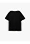 Short Sleeve Printed V-Neck Women's T-Shirt - 2
