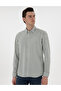 Khaki Regular Fit Striped Long Sleeve Shirt 50301533-Vr027 - 3