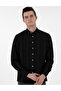 Black Regular Fit Striped Long Sleeve Shirt 50301750-Vr046 - 3