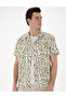 Khaki Comfort Fit Short Sleeve Shirt 50301709-Vr027 - 3