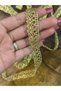 Gold Yellow Foil Guipure Ribbon Sewing Clothing Accessory Width 1 cm (1 Metre) - 4