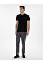 Black Regular Fit 100% Cotton Crew Neck T-Shirt 50302599-Vr046 - 4