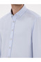 Light Blue Regular Fit Oxford Shirt Uzunkol 50304764-Vr003 - 7