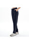 Asn Concept Women's Navy Blue High Waisted Side Double Stripe Sweatpants