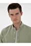 Çağla Slim Fit Linen Look Shirt 50302710-Vr016 - 2
