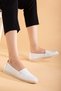 Women's Genuine Leather Casual Comfort Shoes - White