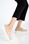 Women's Genuine Leather Comfortable Casual Shoes - Silvergrey - 2
