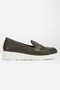 Women's Genuine Leather Comfortable Casual Shoes - Khaki - 3