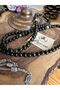 99 Rainbow Obsidian Natural Stone Rosary 6 mm