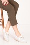 Women's Genuine Leather Summer Laser Perforated Stylish Loafer Anl.2999 - 5