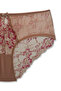 Double Color Lace Tulle High Waist Women's Panties - 2