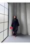 Sleeves Ribbon Bow Detail Design Jacket Blouse Trousers Brand Equivalent Three-Piece Islamic Casual Stylish Suit - 3