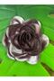 20 cm Satin Embossed Flower Sewing Clothing Accessory Lila - 3
