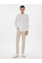 Beige Slim Fit Jean Trousers 50302674-Vr011