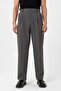 Double pleated baggy fit men's trousers