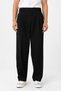Black High Waist Relax Fit Pleated Men's Trousers - 3