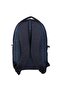 Licensed Navy Blue Original Backpack with Cross Zipper Detail - 2
