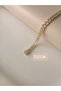 Xuping Tarnish-Free Steel Zircon Stone Cuban Gourmet Chain Lock Model Bracelet - 3